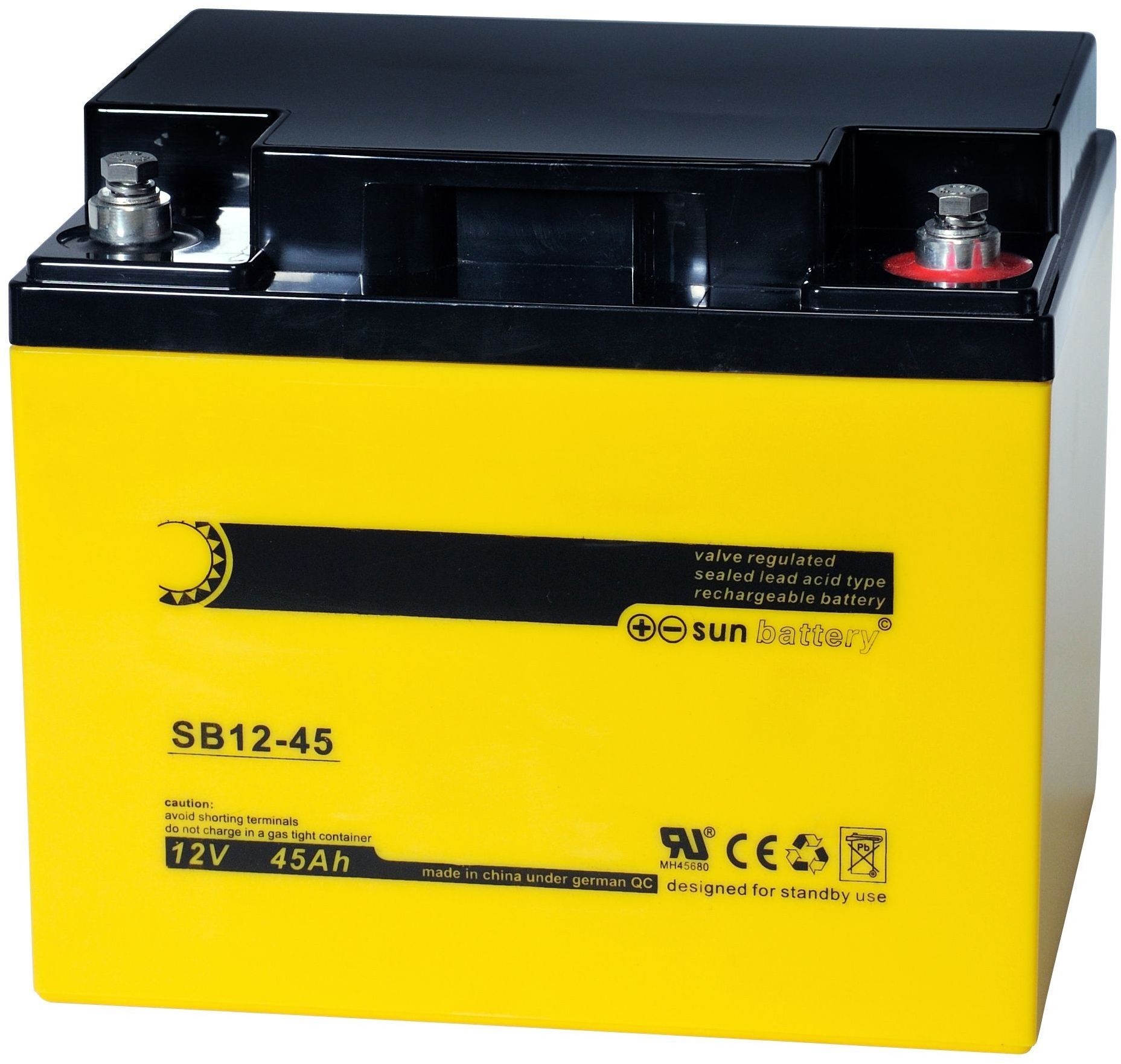 SB1245 (12V / 45.0Ah) SUN BATTERY